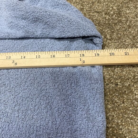 PINK Victoria’s Secret Fleece Sweatshirt XS  Blue Mock Neck Silver Dog Comfy - Picture 11 of 12